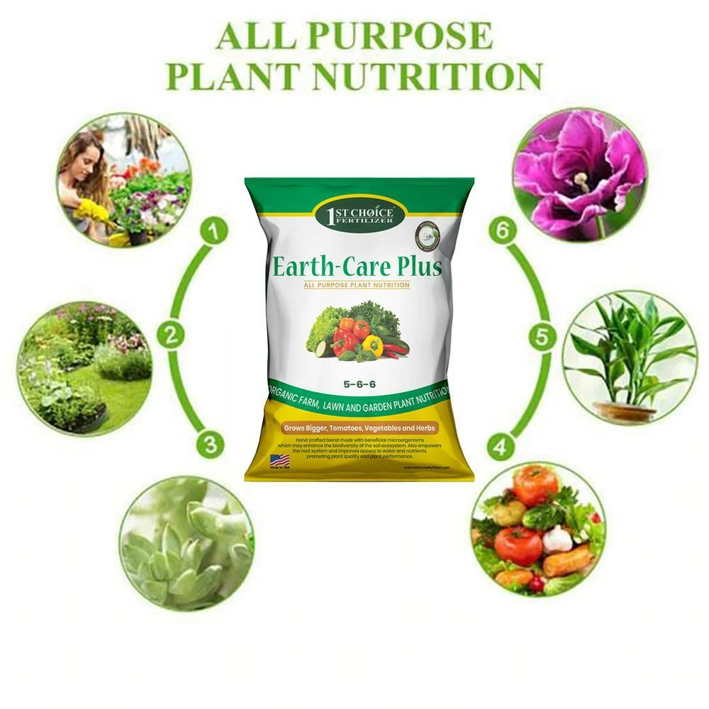 Top 10 π Earth-Care Plus 5-6-6 4 lbs. 400 sq. ft. Slow Release Organic All Purpose Plant Nutrition by 1ST CHOICE FERTILIZER π 8 Top 10 π Earth-Care Plus 5-6-6 4 lbs. 400 sq. ft. Slow Release Organic All Purpose Plant Nutrition by 1ST CHOICE FERTILIZER π - Image 8