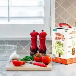 Brand new 😉 Windowsill Organic Cherry Tomato Grow Kit by Back to the Roots ✔️ -Organic Gardening Shop back to the roots organic vegetable plants 25100 1f 1000