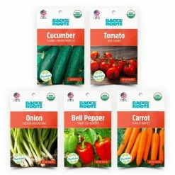 Discount 🎉 Organic Vegetable Seeds Variety (5-Pack) by Back to the Roots 🔥