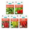 Top 10 ⌛ Organic Peppers Vegetable Seeds Variety (5-Pack) by Back to the Roots 🎁