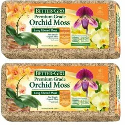 Deals π 1/8 cu. ft. Premium Grade Orchid Moss (2-Pack) by Better-Gro β