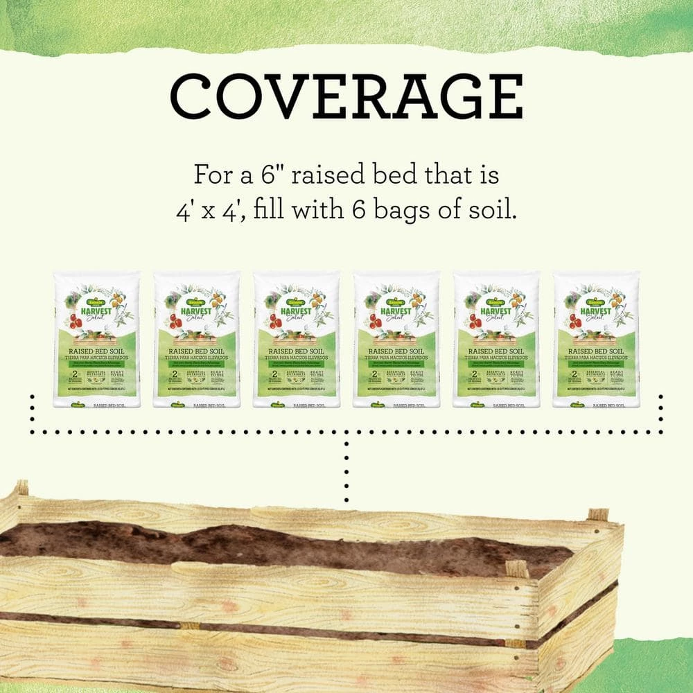 New π― 1.5 cu. ft. Raised Bed Soil by BONNIE PLANTS HARVEST SELECT π 8 New π― 1.5 cu. ft. Raised Bed Soil by BONNIE PLANTS HARVEST SELECT π - Image 8