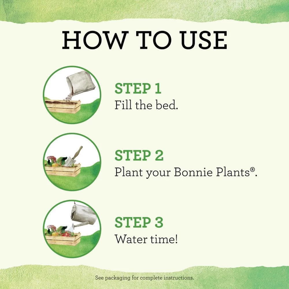 New π― 1.5 cu. ft. Raised Bed Soil by BONNIE PLANTS HARVEST SELECT π 5 New π― 1.5 cu. ft. Raised Bed Soil by BONNIE PLANTS HARVEST SELECT π - Image 5