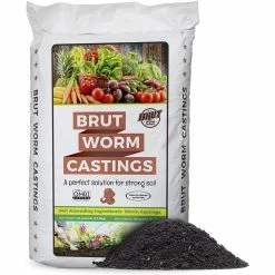 Wholesale π All Natural Organic Worm 30 lb. Bag Castings Soil Builder by Brut Worm Farms π