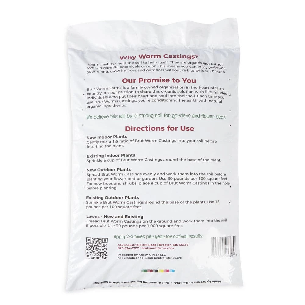 Wholesale π All Natural Organic Worm 30 lb. Bag Castings Soil Builder by Brut Worm Farms π 9 Wholesale π All Natural Organic Worm 30 lb. Bag Castings Soil Builder by Brut Worm Farms π - Image 9