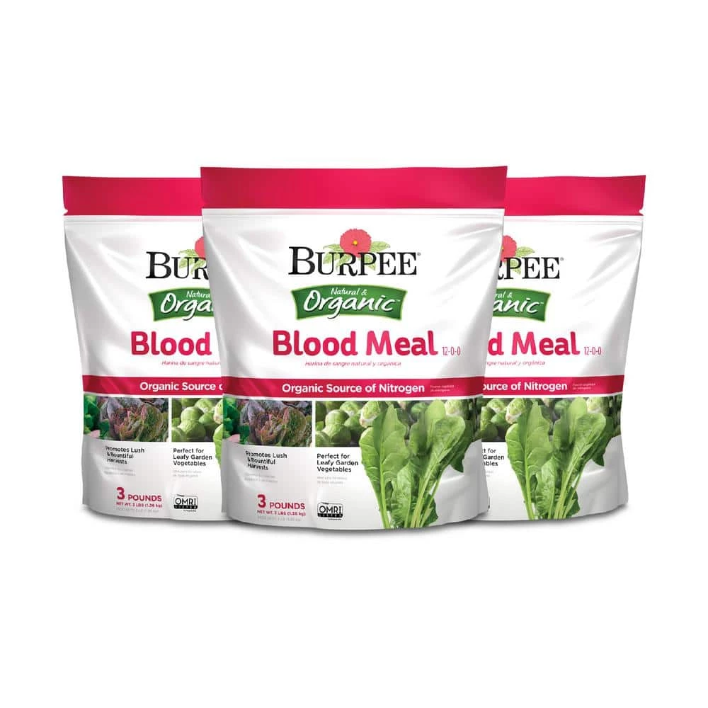 Buy π Natural & Organic 3 lbs. Blood Meal Granule Plant Food (3-Pack) by Burpee π 1 Buy π Natural & Organic 3 lbs. Blood Meal Granule Plant Food (3-Pack) by Burpee π