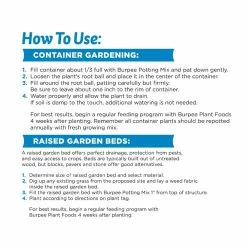 Best reviews of 🌟 Natural & Organic 8 qt. Potting Mix (4-Pack) by Burpee 🧨 -Organic Gardening Shop burpee organic potting soil dcbp8pm4 1f 1000