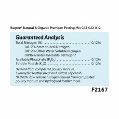 Best reviews of 🌟 Natural & Organic 8 qt. Potting Mix (4-Pack) by Burpee 🧨 -Organic Gardening Shop burpee organic potting soil dcbp8pm4 44 1000