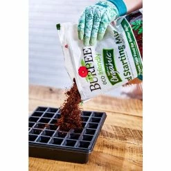 Discount 😍 Natural & Organic 8 qt. Seed Starting Mix (4-Pack) by Burpee 🤩 -Organic Gardening Shop burpee organic potting soil dcbp8ss4 44 1000