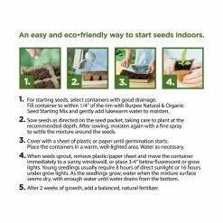 Discount 😍 Natural & Organic 8 qt. Seed Starting Mix (4-Pack) by Burpee 🤩 -Organic Gardening Shop burpee organic potting soil dcbp8ss4 fa 1000