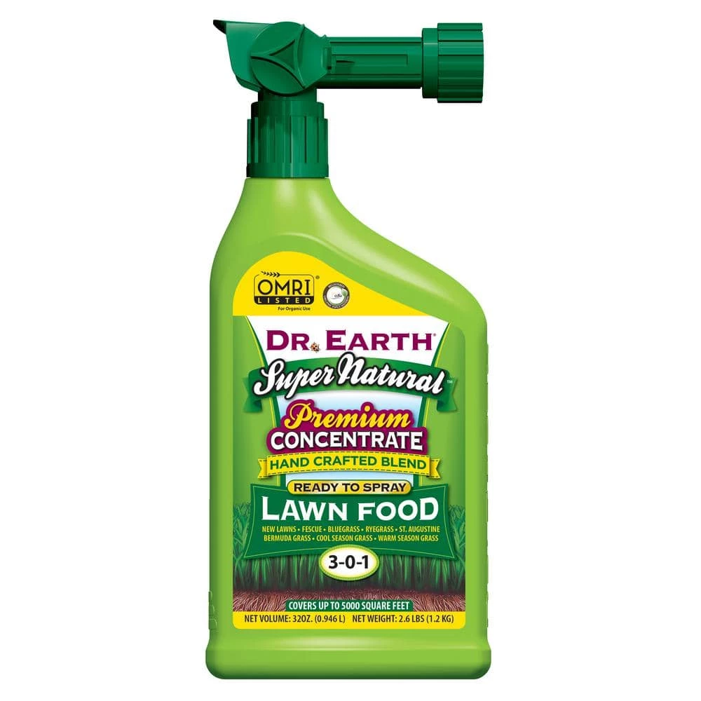 Deals π 32 oz. Super Natural Ready-to-Spray Hose End Liquid Lawn Fertilizer by DR. EARTH π 1 Deals π 32 oz. Super Natural Ready-to-Spray Hose End Liquid Lawn Fertilizer by DR. EARTH π