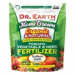 Best reviews of 🎁 4 lbs. 60 sq. ft. Organic Home Grown Tomato Vegetable and Herb Dry Fertilizer by DR. EARTH 🥰