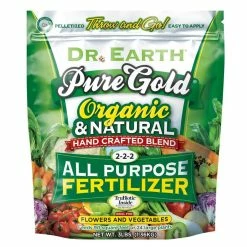 Flash Sale 🌟 3 lbs. 45 sq. ft. Organic Pure Gold All Purpose Fertilizer Pelletized by DR. EARTH 🌟