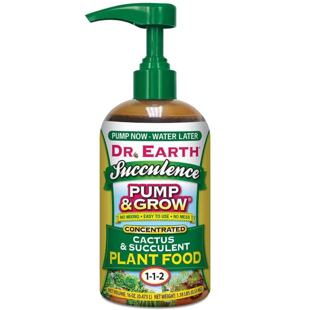 Promo β 16 oz. Organic and Natural Pump and Grow Succulence and Cactus Food by DR. EARTH π 1 Promo β 16 oz. Organic and Natural Pump and Grow Succulence and Cactus Food by DR. EARTH π