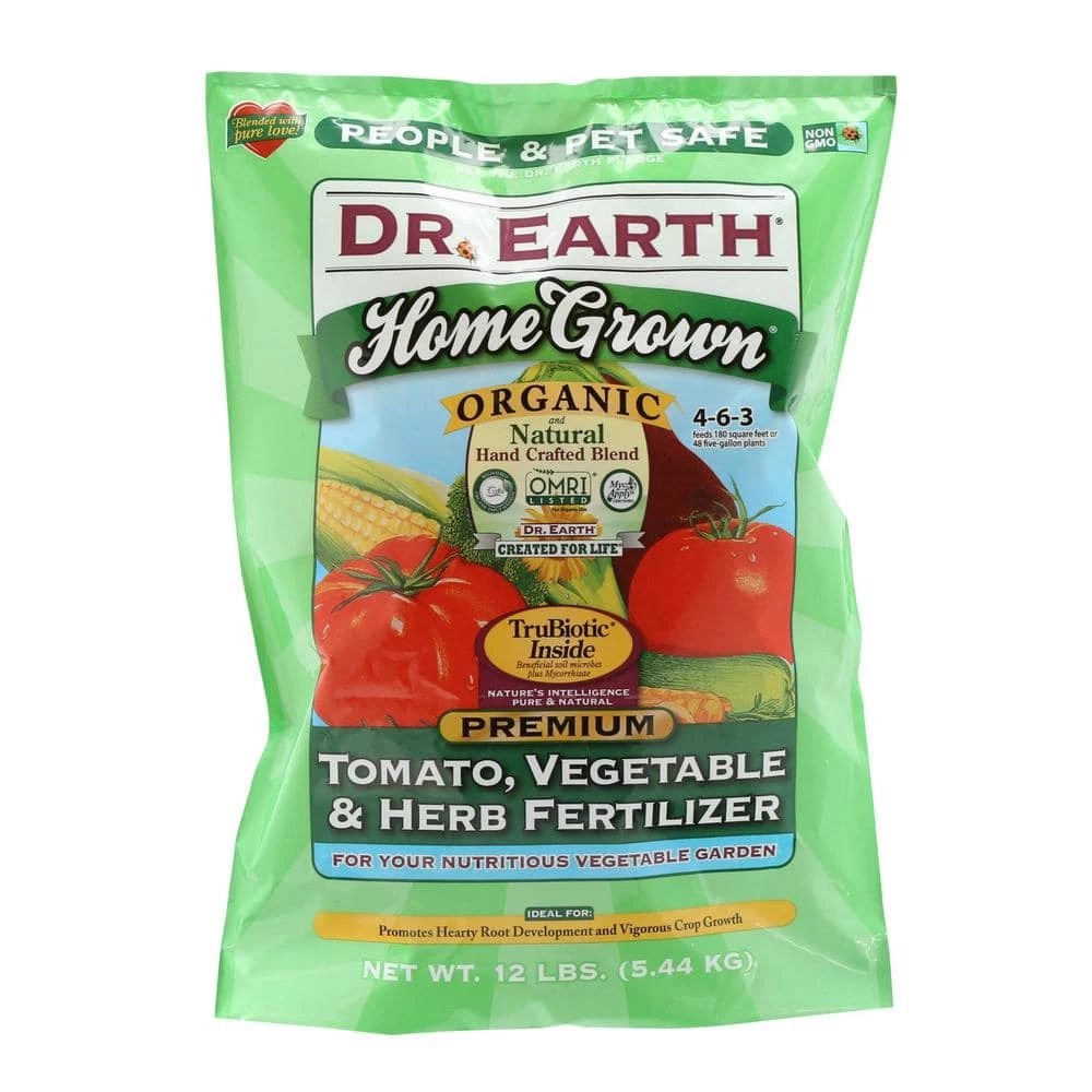 Discount π 12 lb. 180 sq. ft. Organic Home Grown Tomato, Vegetable and Herb Dry Fertilizer by DR. EARTH π 2 Discount π 12 lb. 180 sq. ft. Organic Home Grown Tomato, Vegetable and Herb Dry Fertilizer by DR. EARTH π - Image 2