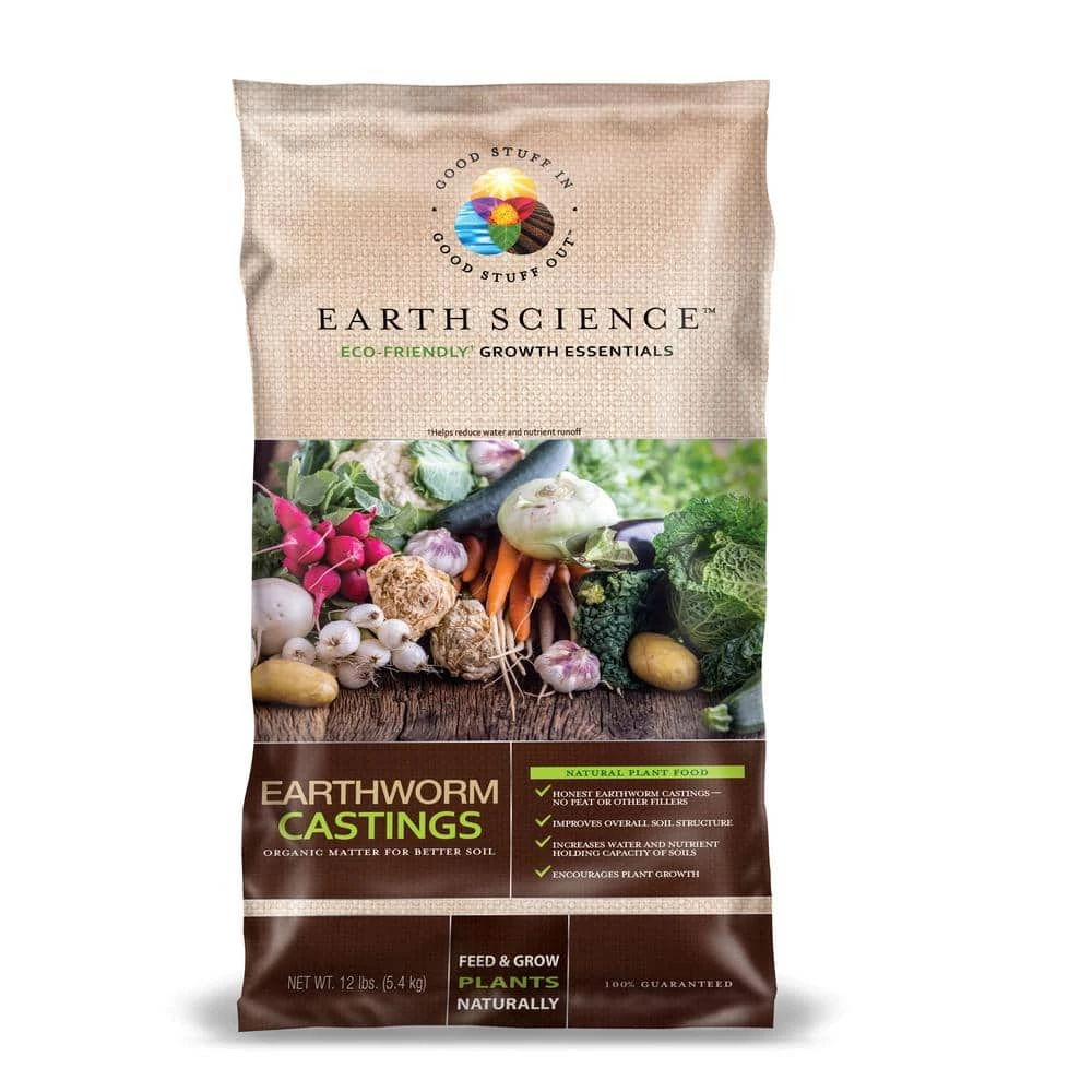 Discount ⭐ 12 lbs. Organic All-Purpose Earthworm Castings 100% Vermicompost by EARTH SCIENCE ⌛ 1 Discount ⭐ 12 lbs. Organic All-Purpose Earthworm Castings 100% Vermicompost by EARTH SCIENCE ⌛