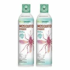 Best Sale π 14 oz. Natural Mosquito Fogger with Plant-Based Rosemary Oil and Peppermint Oil, Aerosol Spray Can (2-Pack) by EcoSmart π