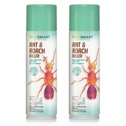 Deals ⌛ 14 oz. Natural Ant and Roach Killer with Plant-Based Rosemary Oil and Peppermint Oil, Aerosol Spray Can (2-Pack) by EcoSmart ⌛