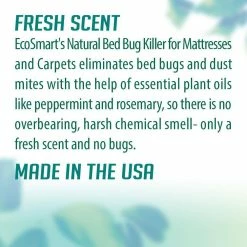 Buy 🤩 14 oz. Natural Bed Bug Killer with Plant-Based Peppermint and Rosemary Oil, Aerosol Spray Can (2-Pack) by EcoSmart 🔥 -Organic Gardening Shop ecosmart bug killer spray ecsm 33521 01ec fa 1000