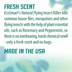 Best Pirce 🎉 14 oz. Natural Flying Insect Killer with Plant-Based Rosemary and Peppermint Oil, Aerosol Spray Can (2-Pack) by EcoSmart ❤️ -Organic Gardening Shop ecosmart bug killer spray ecsm 33525 01ec 1f 1000