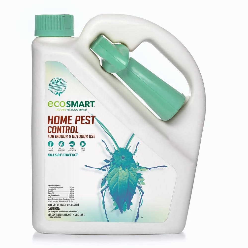 Coupon β 64 oz. Natural Home Pest Control with Plant-Based Essential Oils Indoor/Outdoor Ready-to-Use Spray Bottle by EcoSmart π 1 Coupon β 64 oz. Natural Home Pest Control with Plant-Based Essential Oils Indoor/Outdoor Ready-to-Use Spray Bottle by EcoSmart π
