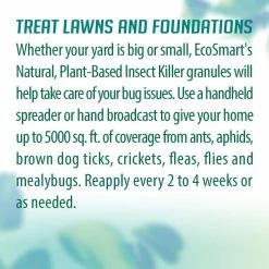 Discount π 10 lbs. Bag Natural Plant-Based Insect Killer Granules for Lawns and Foundations Covers 5000 sq. ft. by EcoSmart π₯ 11 Discount π 10 lbs. Bag Natural Plant-Based Insect Killer Granules for Lawns and Foundations Covers 5000 sq. ft. by EcoSmart π₯ -Organic Gardening Shop ecosmart insect killer granules ecsm 33631 01ec 1f 1000