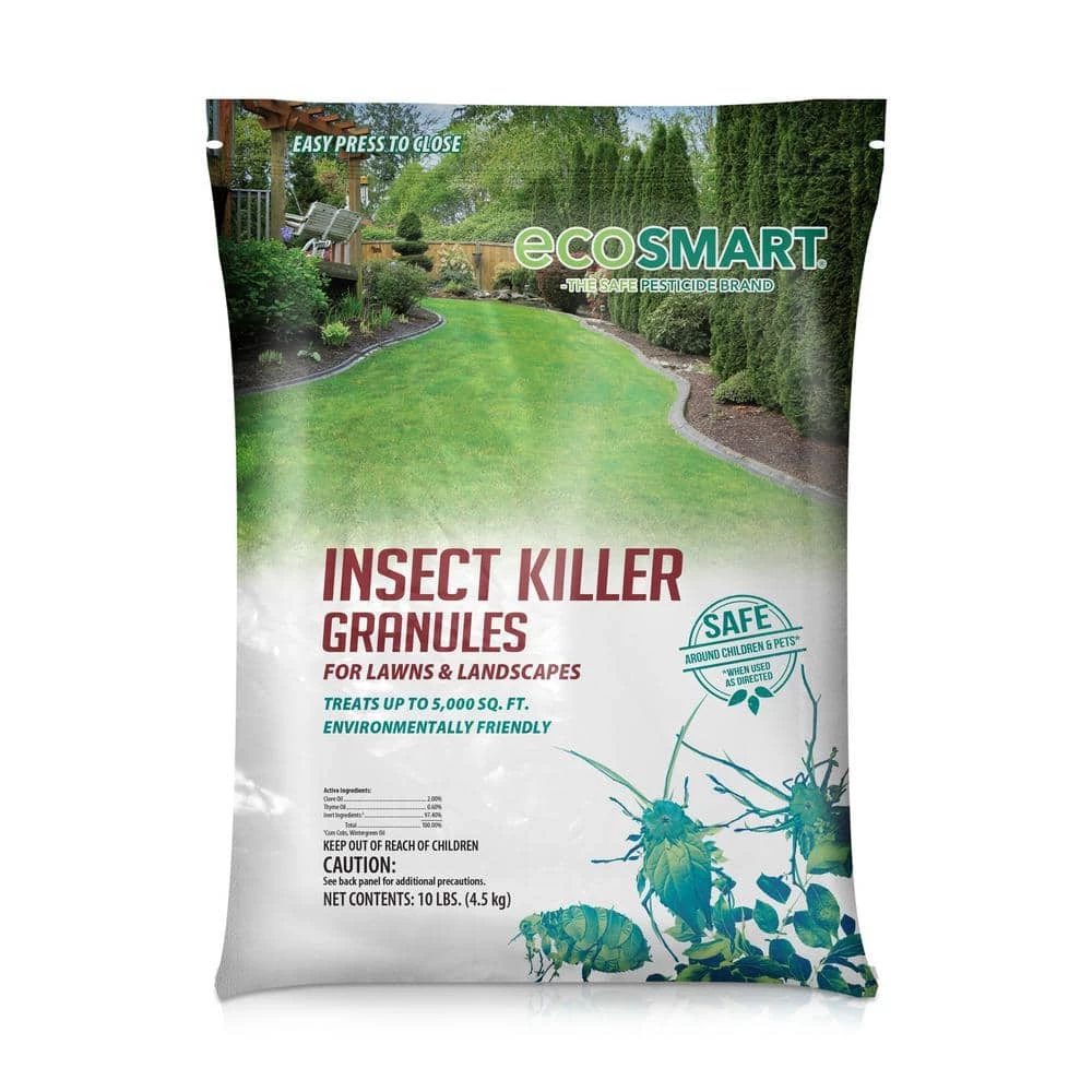 Discount π 10 lbs. Bag Natural Plant-Based Insect Killer Granules for Lawns and Foundations Covers 5000 sq. ft. by EcoSmart π₯ 1 Discount π 10 lbs. Bag Natural Plant-Based Insect Killer Granules for Lawns and Foundations Covers 5000 sq. ft. by EcoSmart π₯