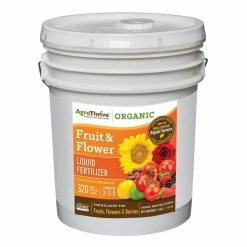 Budget 🥰 5 Gal. AgroThrive Fruiting and Flowering Organic Liquid Fertilizer by EVERSTEIN 👏