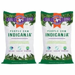 Outlet π₯ IndiCanja Organic Living Plant Based Compost Soil (2-Pack) by PURPLE COW ORGANICS π