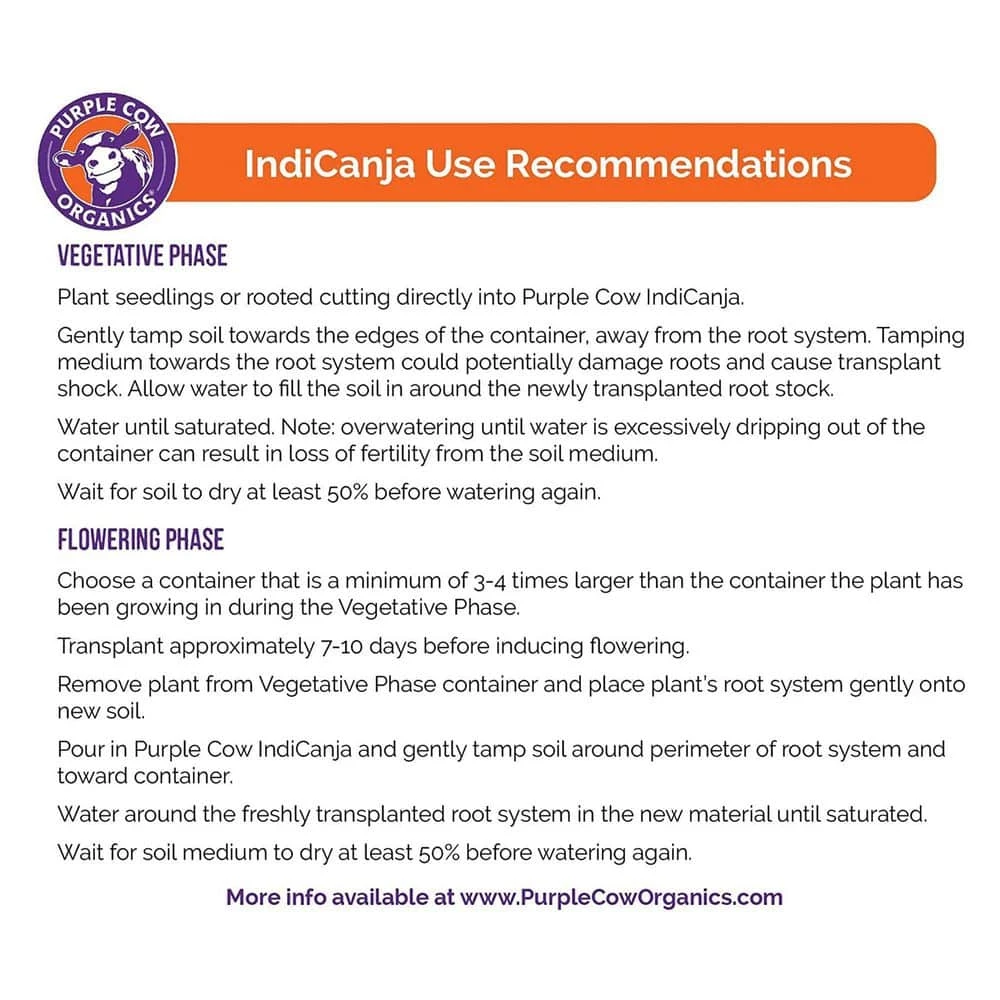 Outlet π₯ IndiCanja Organic Living Plant Based Compost Soil (2-Pack) by PURPLE COW ORGANICS π 8 Outlet π₯ IndiCanja Organic Living Plant Based Compost Soil (2-Pack) by PURPLE COW ORGANICS π - Image 8