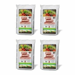 Cheapest π― Organic Worm Castings Soil Builder, 30 Pound Bag (4-Pack) by Brut Worm Farms π