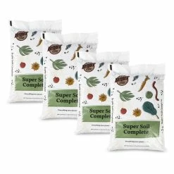 Cheap 🎉 Super Soil All Purpose Rich Dark Blend Organic Soil (4-Pack) by Brut Worm Farms 🧨