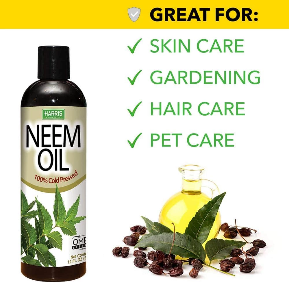 Cheapest π₯° 12 oz. 100% Cold Pressed Unrefined Cosmetic Grade Neem Oil and 360-Degree All Angle Professional Spray Bottle Value Pack by Harris π 6 Cheapest π₯° 12 oz. 100% Cold Pressed Unrefined Cosmetic Grade Neem Oil and 360-Degree All Angle Professional Spray Bottle Value Pack by Harris π - Image 6