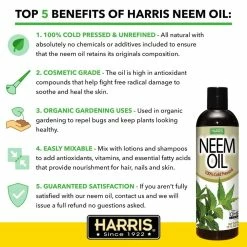 Cheapest π₯° 12 oz. 100% Cold Pressed Unrefined Cosmetic Grade Neem Oil and 360-Degree All Angle Professional Spray Bottle Value Pack by Harris π 14 Cheapest π₯° 12 oz. 100% Cold Pressed Unrefined Cosmetic Grade Neem Oil and 360-Degree All Angle Professional Spray Bottle Value Pack by Harris π -Organic Gardening Shop harris bug killer spray neem12 360 4f 1000