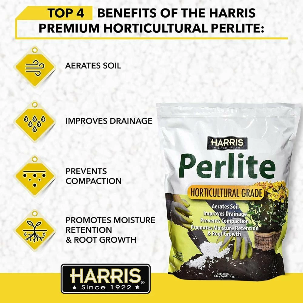 Top 10 ❤️ 36 Gal. Expanding Coco Coir Pith (16 Brick/4-Pack) and 8 Dry Qt. Premium Horticultural Perlite by Harris ⌛ 5 Top 10 ❤️ 36 Gal. Expanding Coco Coir Pith (16 Brick/4-Pack) and 8 Dry Qt. Premium Horticultural Perlite by Harris ⌛ - Image 5
