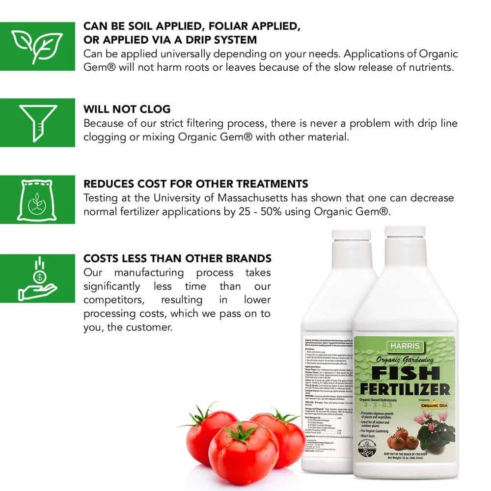 New π 9 Gal. Expanding Coco Coir Pith (4 Brick Pack) and 32 oz. Organic Gardening Liquid Fish Fertilizer by Harris π 4 New π 9 Gal. Expanding Coco Coir Pith (4 Brick Pack) and 32 oz. Organic Gardening Liquid Fish Fertilizer by Harris π - Image 4
