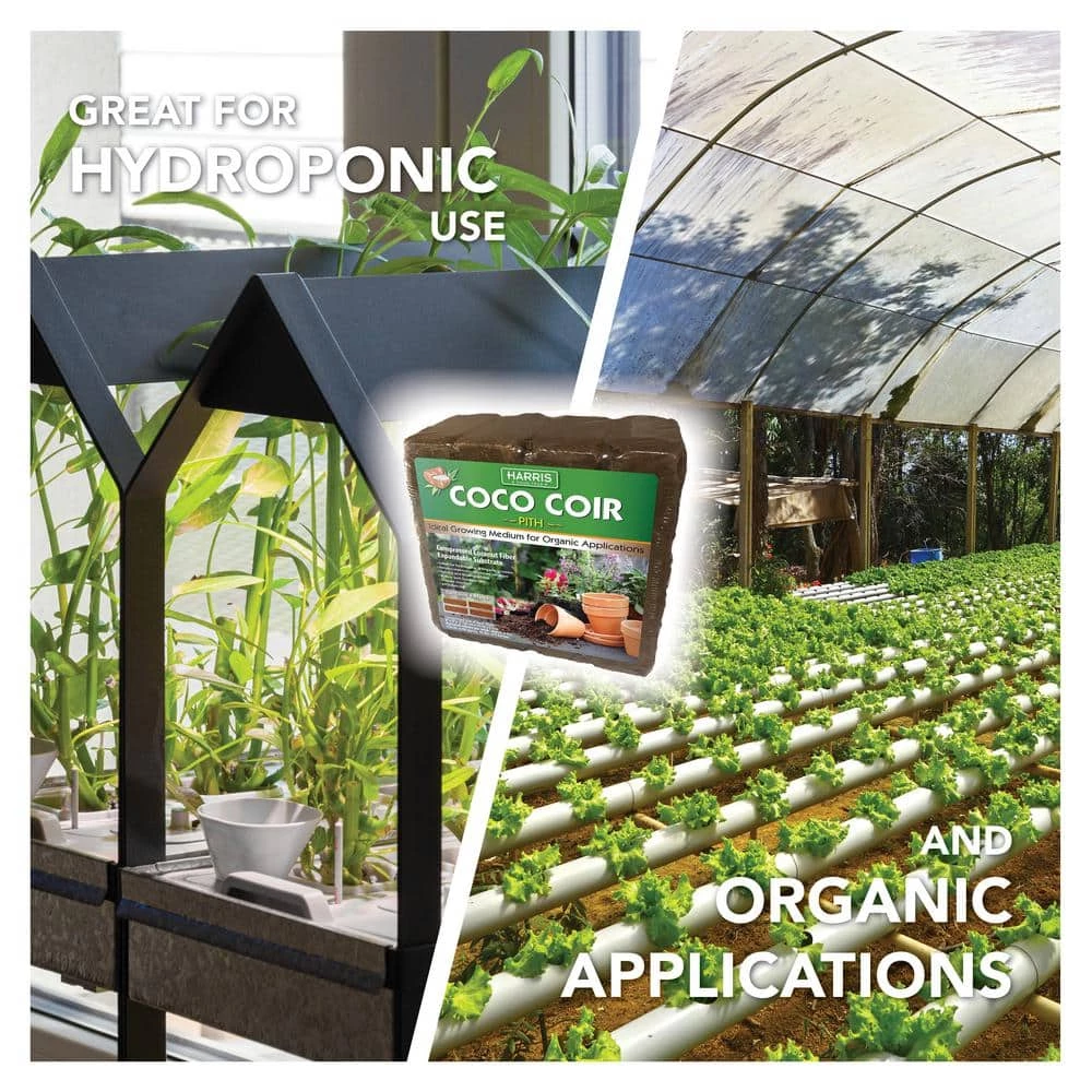 Deals 𧨠9 Gal. Expanding Coco Coir Pith (4 Brick Pack) and 8 Dry Qt. Premium Horticultural Perlite by Harris π 6 Deals 𧨠9 Gal. Expanding Coco Coir Pith (4 Brick Pack) and 8 Dry Qt. Premium Horticultural Perlite by Harris π - Image 6