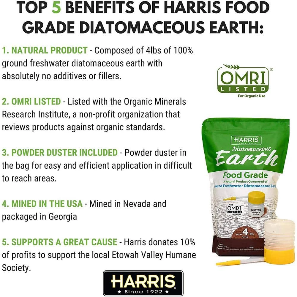 Best reviews of 𧨠100% Organic Neem and Diatomaceous Earth Food Grade Value Pack by Harris βοΈ 2 Best reviews of 𧨠100% Organic Neem and Diatomaceous Earth Food Grade Value Pack by Harris βοΈ - Image 2