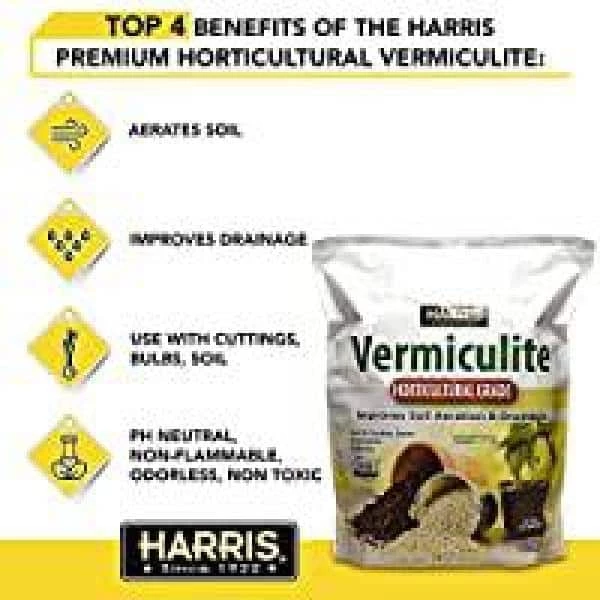 Outlet π 8Qt. Horticultural Vermiculite Gardening & 32 oz. Organic Gardening Liquid Fish Fertilizer by Harris π 3 Outlet π 8Qt. Horticultural Vermiculite Gardening & 32 oz. Organic Gardening Liquid Fish Fertilizer by Harris π - Image 3