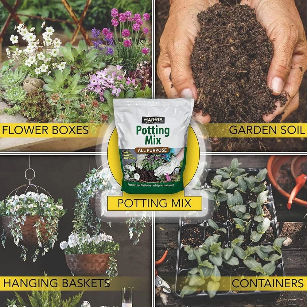 Deals 𧨠8 Qt. Premium Horticultural Vermiculite for Indoor Plants and 4 Qt. All Purpose Potting Soil Mix with Worm Castings by Harris β€οΈ 9 Deals 𧨠8 Qt. Premium Horticultural Vermiculite for Indoor Plants and 4 Qt. All Purpose Potting Soil Mix with Worm Castings by Harris β€οΈ - Image 9