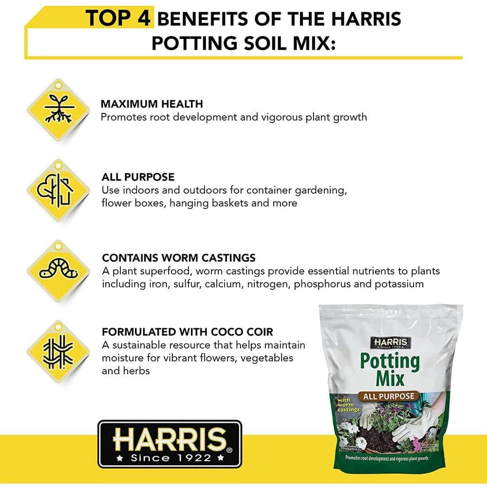 Deals 𧨠8 Qt. Premium Horticultural Vermiculite for Indoor Plants and 4 Qt. All Purpose Potting Soil Mix with Worm Castings by Harris β€οΈ 8 Deals 𧨠8 Qt. Premium Horticultural Vermiculite for Indoor Plants and 4 Qt. All Purpose Potting Soil Mix with Worm Castings by Harris β€οΈ - Image 8