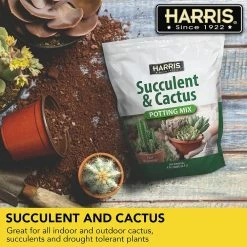 Best reviews of ⭐ 8 Qt. Premium Horticultural Vermiculite for Indoor Plants and Gardening and 4Qt. Succulent and Cactus Potting Soil Mix by Harris 👏 -Organic Gardening Shop harris grow media verm succl 76 1000