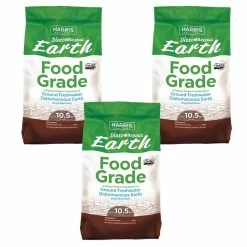 Buy 👏 10.5 lbs. Diatomaceous Earth Food Grade 100% (3-Pack ) by Harris 😍
