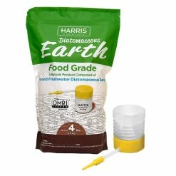 Outlet β€οΈ 64 oz.(4 lb.) Diatomaceous Earth Food Grade 100% with Powder Duster Applicator by Harris π