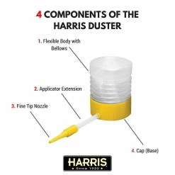 Cheap 💯 10.5 lbs. Diatomaceous Earth Food Grade with Powder Duster Applicator by Harris 🎉 -Organic Gardening Shop harris insect killer granules defg 105p 4f 1000