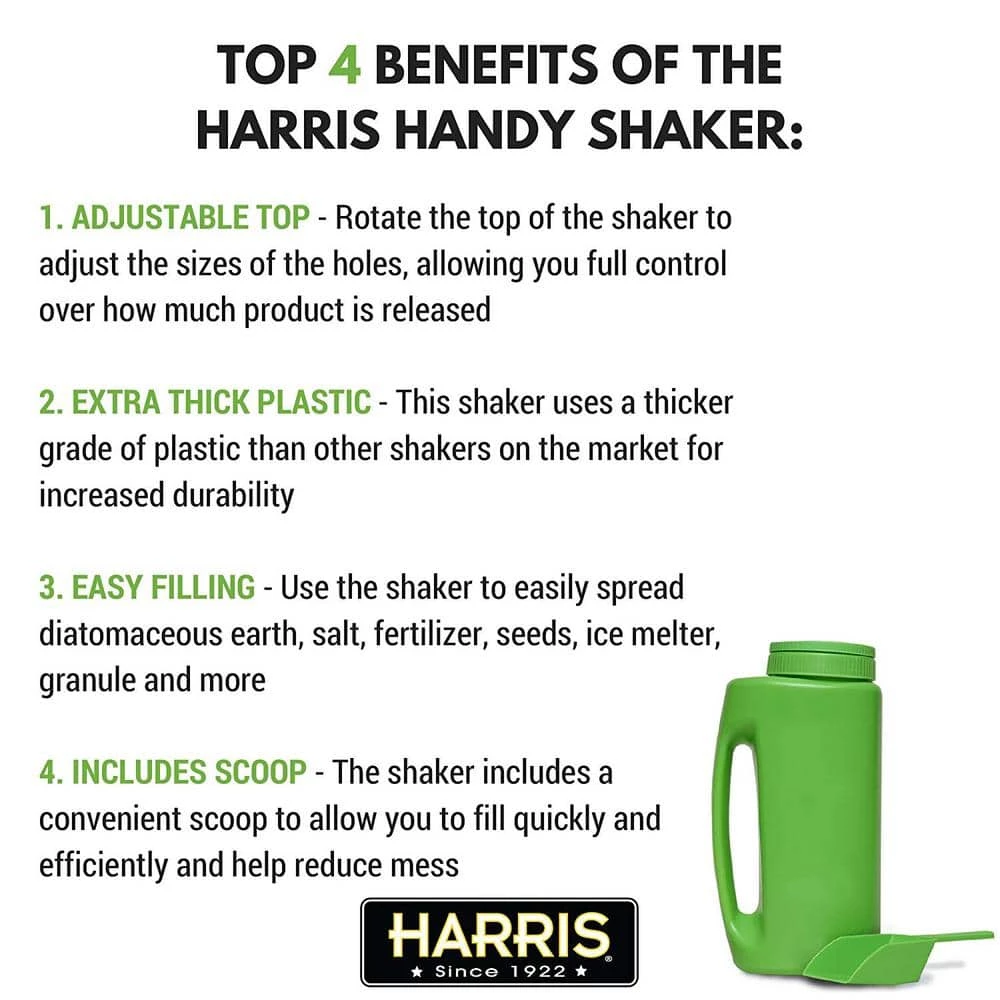 Wholesale π 10.5 lbs. Diatomaceous Earth Food Grade 100% and Shaker Applicator Value Pack by Harris π― 6 Wholesale π 10.5 lbs. Diatomaceous Earth Food Grade 100% and Shaker Applicator Value Pack by Harris π― - Image 6