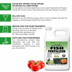 Outlet 💯 128 oz. Organic Liquid Fish Fertilizer for Plants and 360-Degree Angle Spray Bottle Value Pack by Harris ❤️ -Organic Gardening Shop harris organic plant food fish128 360f 1f 1000