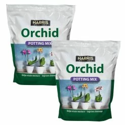 Cheap 🧨 4 Qt. Premium Orchid Potting Mix (2-Pack) by Harris 🌟