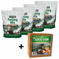 Budget 🎉 4 Qt. All Purpose Potting Soil Mix with Worm Castings (4-Pack) by Harris 😉