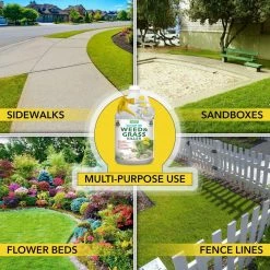 Budget 🧨 128 oz. Sea Salt Weed and Grass Killer (2-Pack) by Harris 🔥 -Organic Gardening Shop harris organic weed killer 2seaweed128 fa 1000